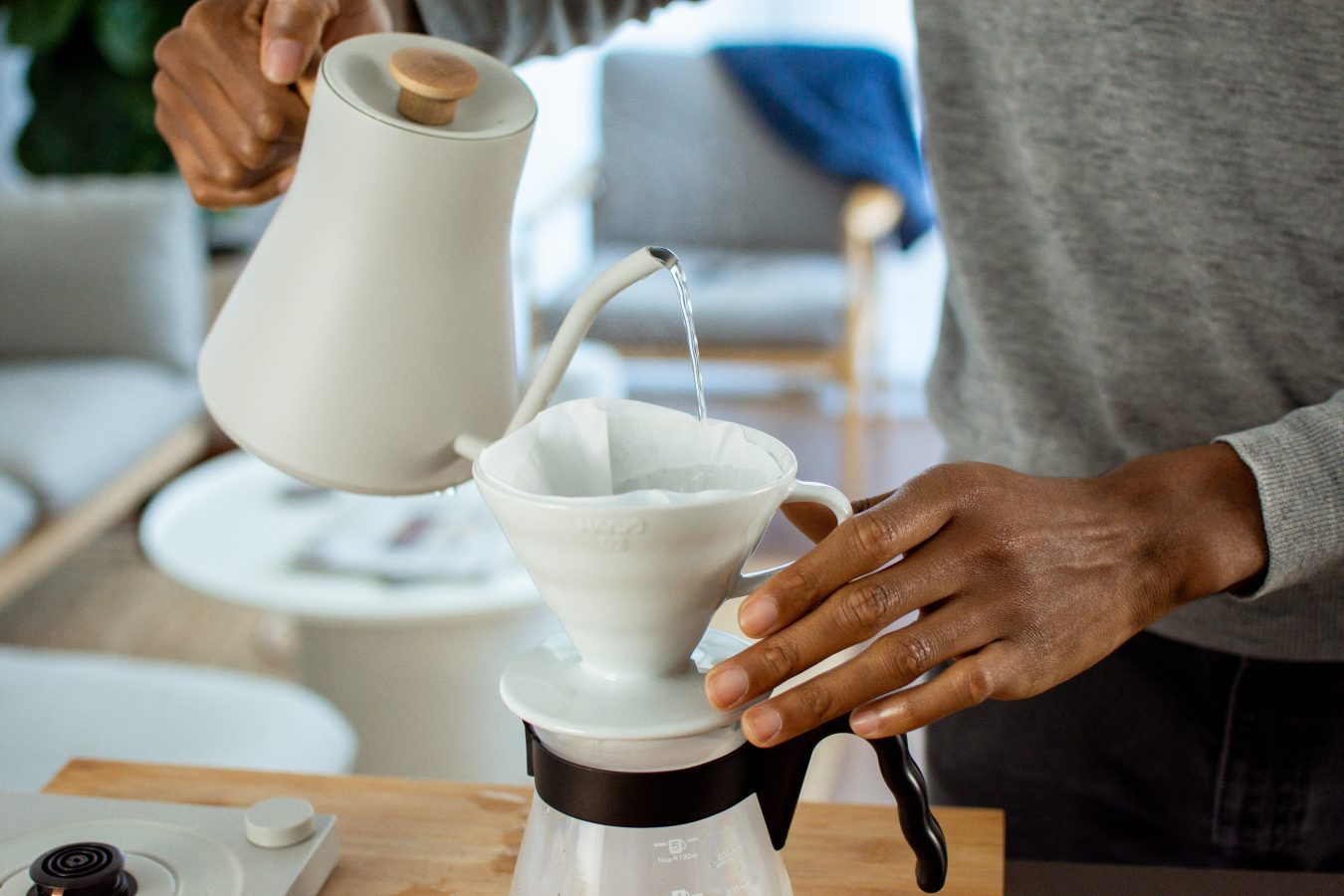 Hario v60 Ceramic Dripper 02 - Black - Oren's Coffee NYC