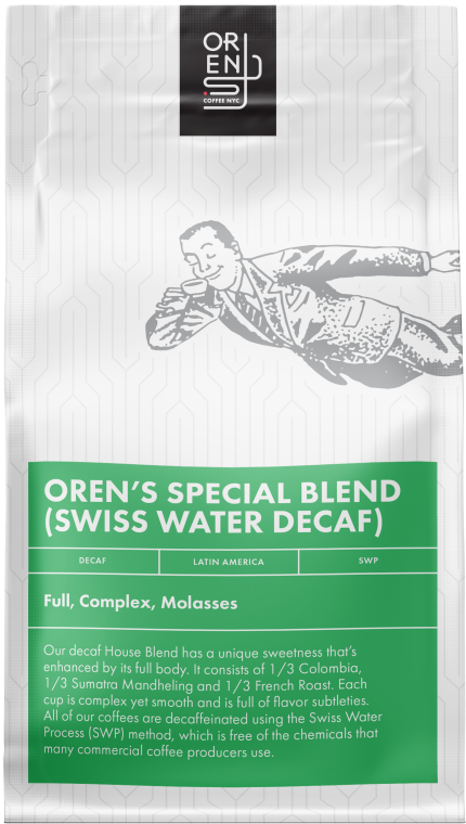 French Roast Swp Decaf Oren S Coffee Nyc