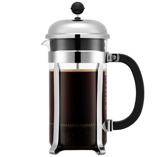 Bodum Chambord French Press Coffee Maker, Silver